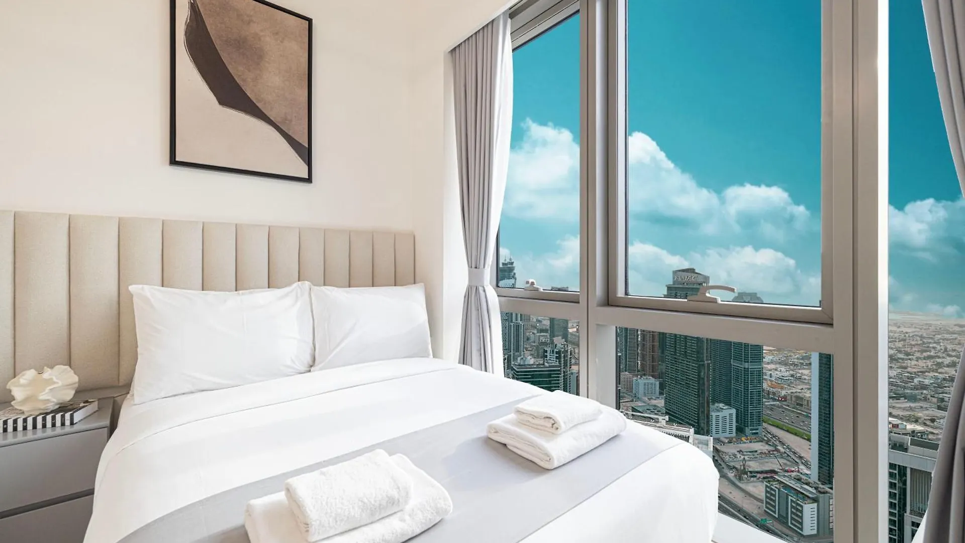 아파트 Great View From 63Th Floor! Amazing Pool With Burj View! Grande Signature! 두바이