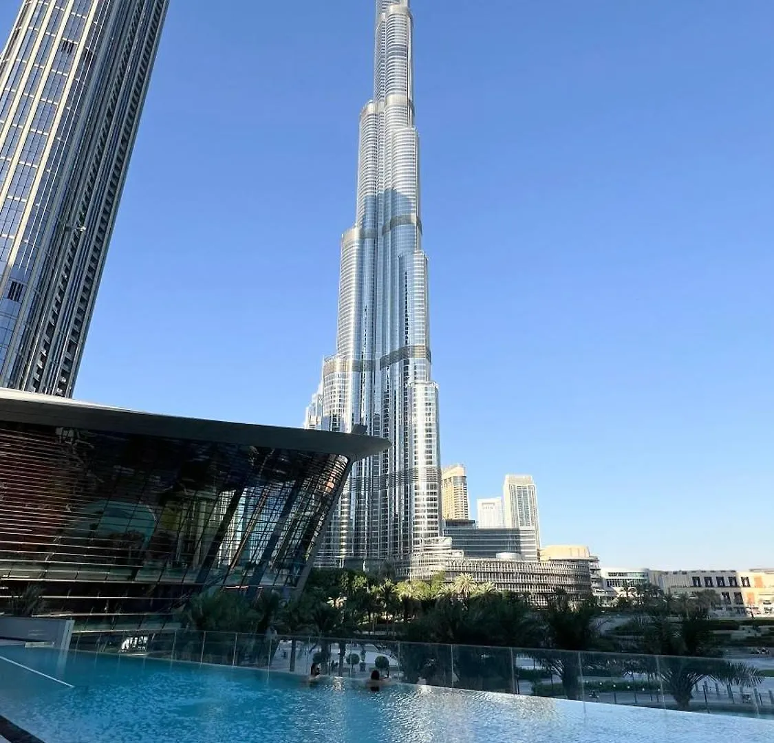 아파트 Great View From 63Th Floor! Amazing Pool With Burj View! Grande Signature! 두바이